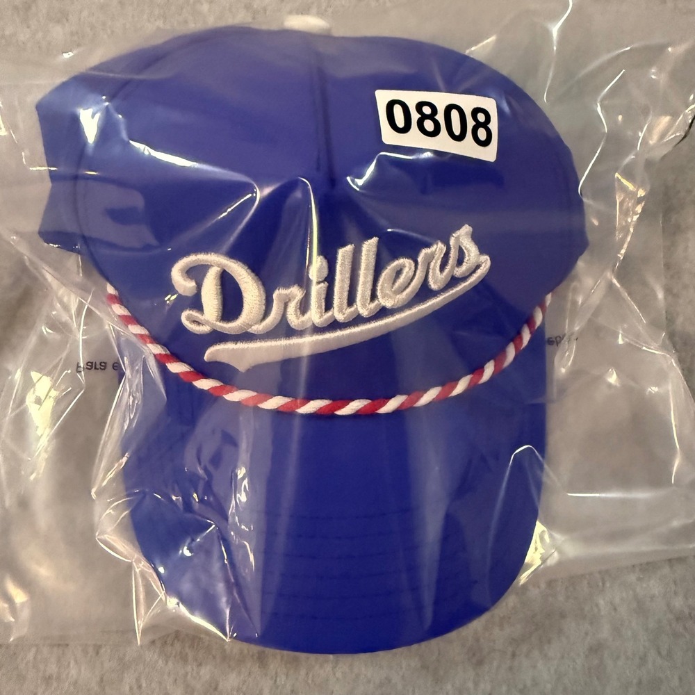 Melonwear Tulsa Drillers Snapback Hat Blue Rope Baseball Cap Adjustable MiLB - Picture 7 of 7